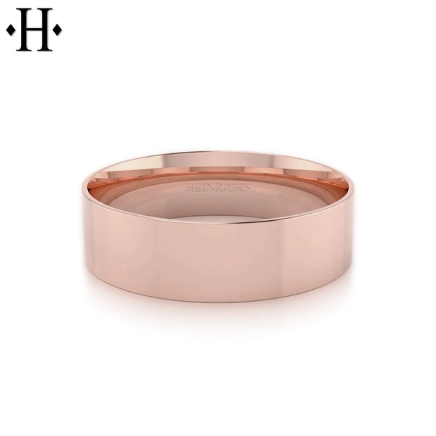 Classic Flat High Polish Ring 7mm