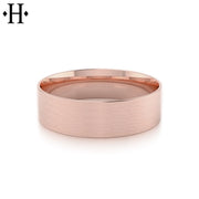 Classic Flat Satin Ring 7mm