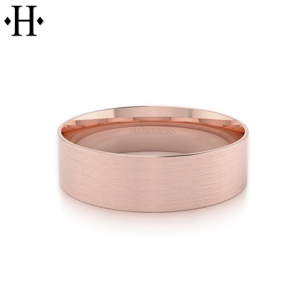 Classic Flat Satin Ring 7mm