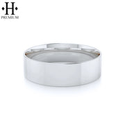 Premium Flat High Polish Ring 7mm