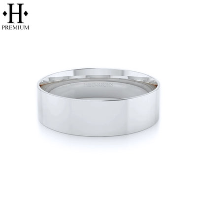 Premium Flat High Polish Ring 7mm