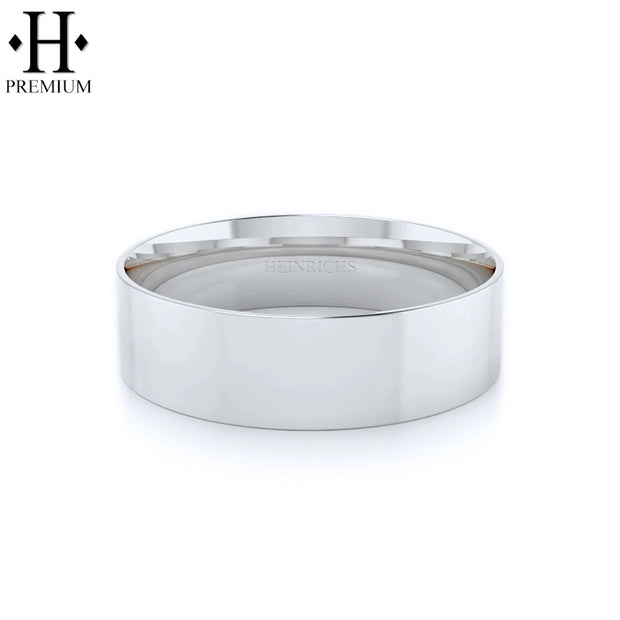 Premium Flat High Polish Ring 7mm