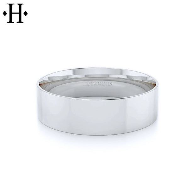 Classic Flat High Polish Ring 7mm