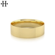 Classic Flat High Polish Ring 7mm