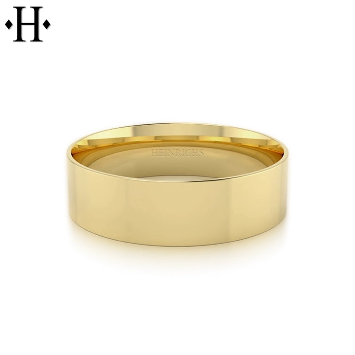 Classic Flat High Polish Ring 7mm