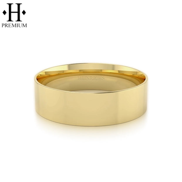 Premium Flat High Polish Ring 7mm
