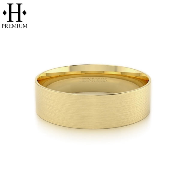 Premium Flat Satin Ring 7mm