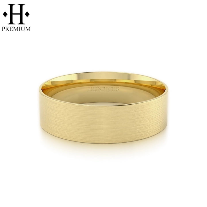 Premium Flat Satin Ring 7mm