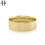 Classic Flat Satin Ring 7mm