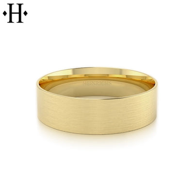 Classic Flat Satin Ring 7mm