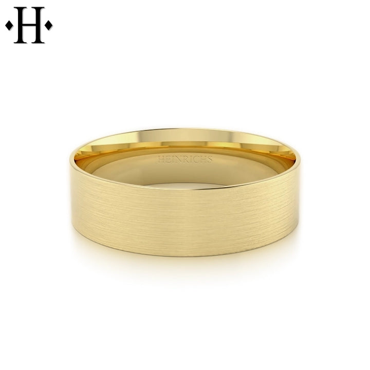 Classic Flat Satin Ring 7mm