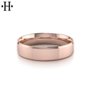 Classic Carved High Polish Ring 6mm