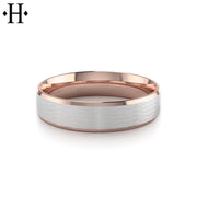 Classic Carved Satin Ring 6mm