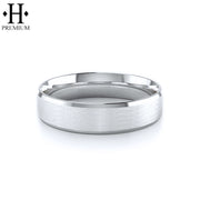 Premium Carved Satin Ring 6mm