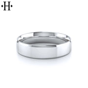 Classic Carved High Polish Ring 6mm