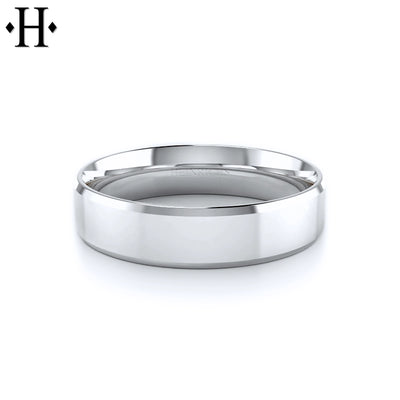 Classic Carved High Polish Ring 6mm