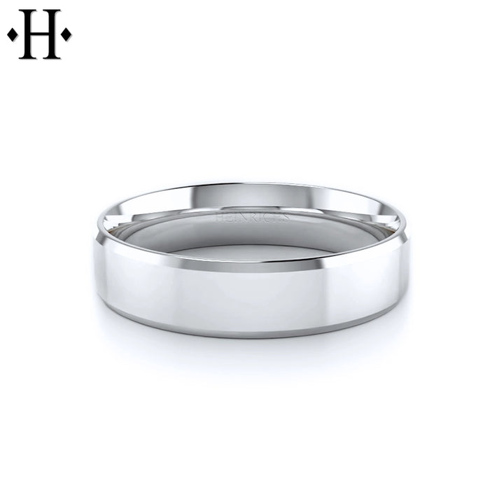 Classic Carved High Polish Ring 6mm