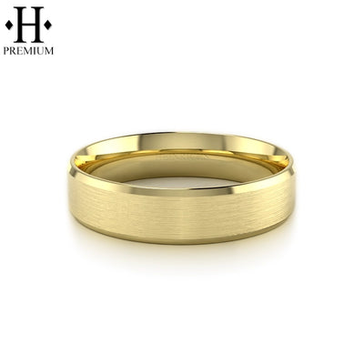 Premium Carved Satin Ring 6mm