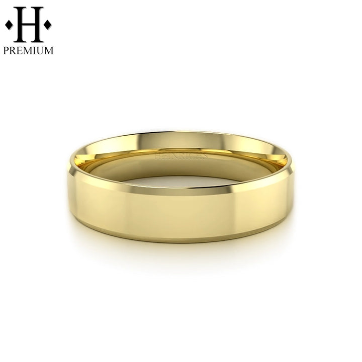Premium Carved High Polish Ring 6mm