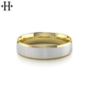 Classic Carved Satin Ring 6mm