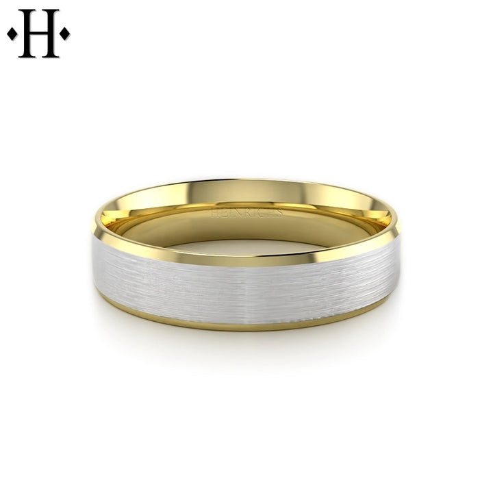 Classic Carved Satin Ring 6mm