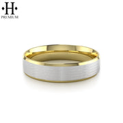 Premium Carved Satin Ring 6mm