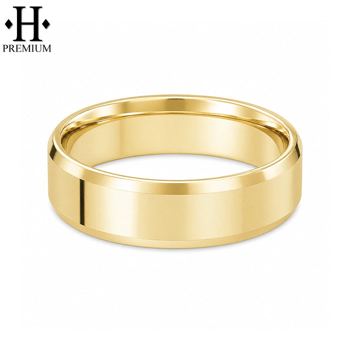 Premium Carved High Polish Ring 6mm