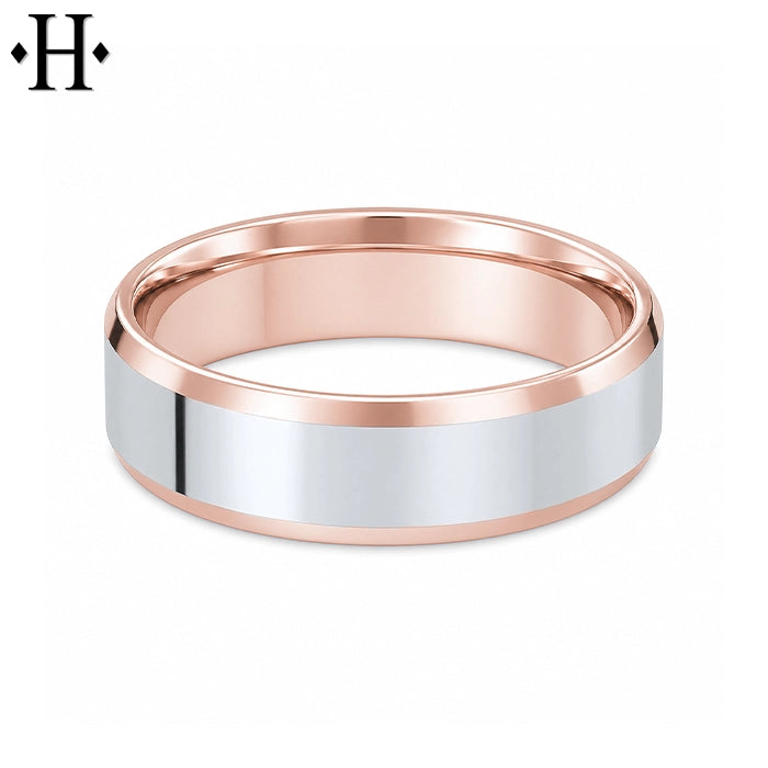 Classic Carved High Polish Ring 6mm