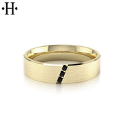 Classic Black Diamond Ring 6mm
