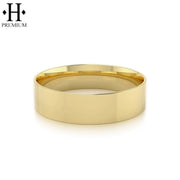 Premium Flat High Polish Ring 6mm
