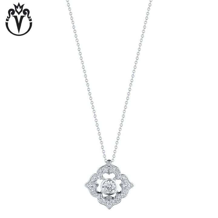 Natural Diamond Victorian Necklace