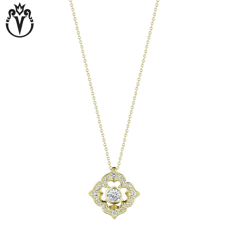 Natural Diamond Victorian Necklace