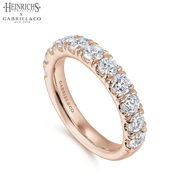 1.50ctw Lab Grown Diamond French U-Pavé Ring 4.0mm
