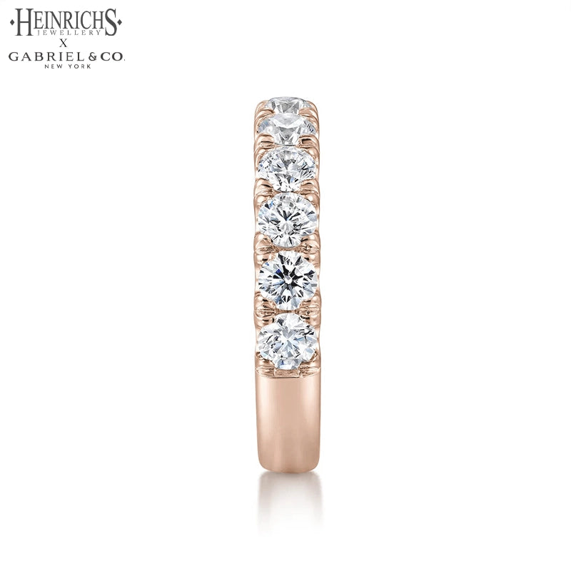 1.50ctw Lab Grown Diamond French U-Pavé Ring 4.0mm