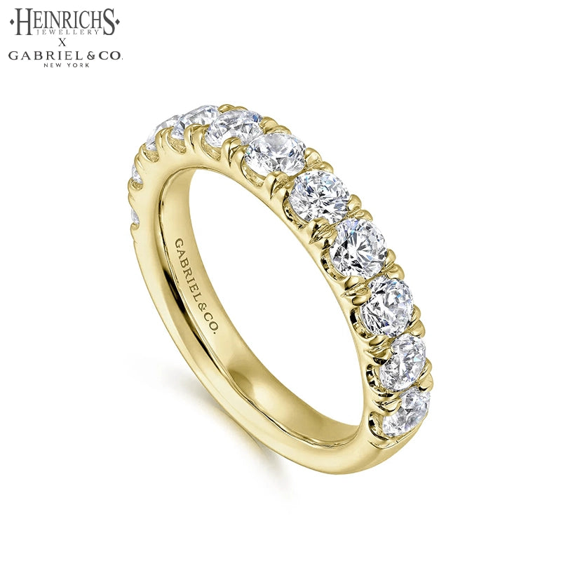 1.50ctw Lab Grown Diamond French U-Pavé Ring 4.0mm