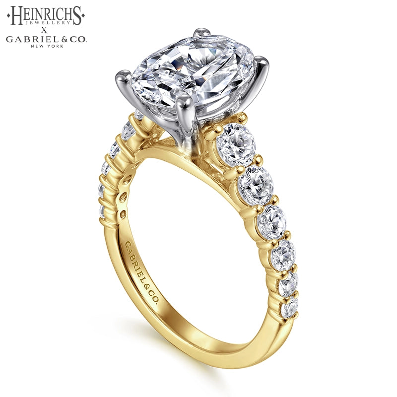 1.50ctr-4.00ctr Oval Cut Lab Grown Diamond Ring