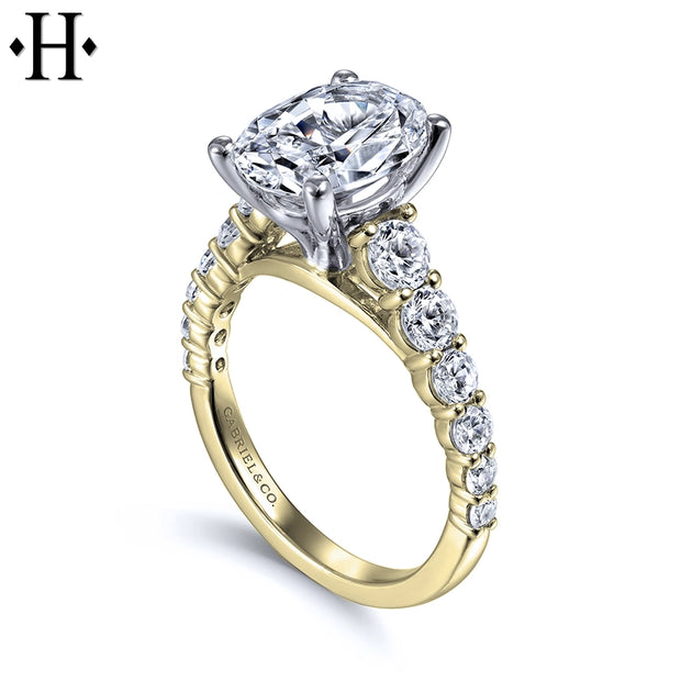 3.13cts Oval Cut Lab Grown Diamond Ring