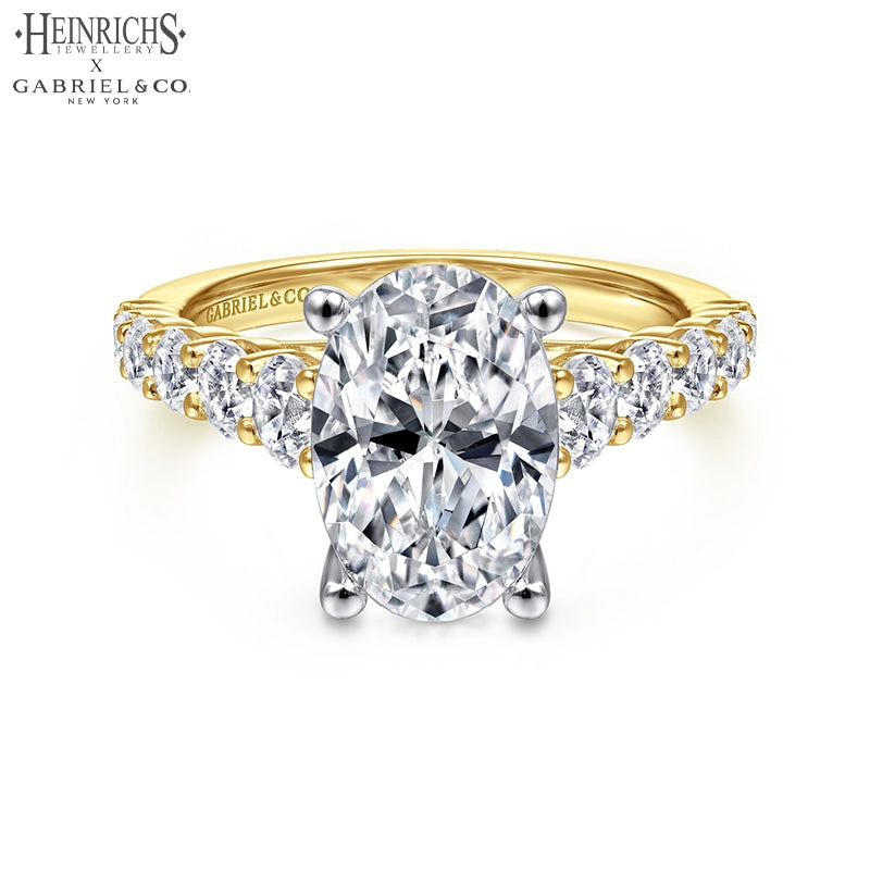 1.50ctr-4.00ctr Oval Cut Lab Grown Diamond Ring