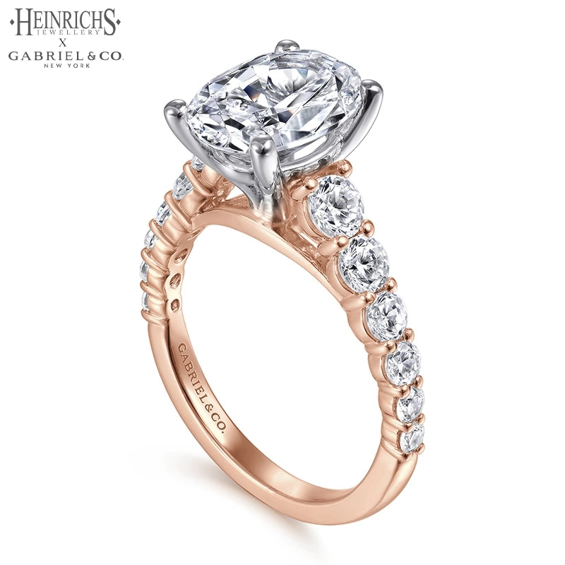 1.50ctr-4.00ctr Oval Cut Lab Grown Diamond Ring