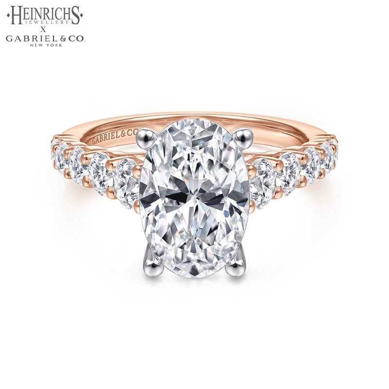 1.50ctr-4.00ctr Oval Cut Lab Grown Diamond Ring