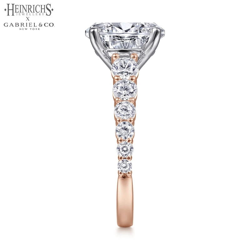 1.50ctr-4.00ctr Oval Cut Lab Grown Diamond Ring