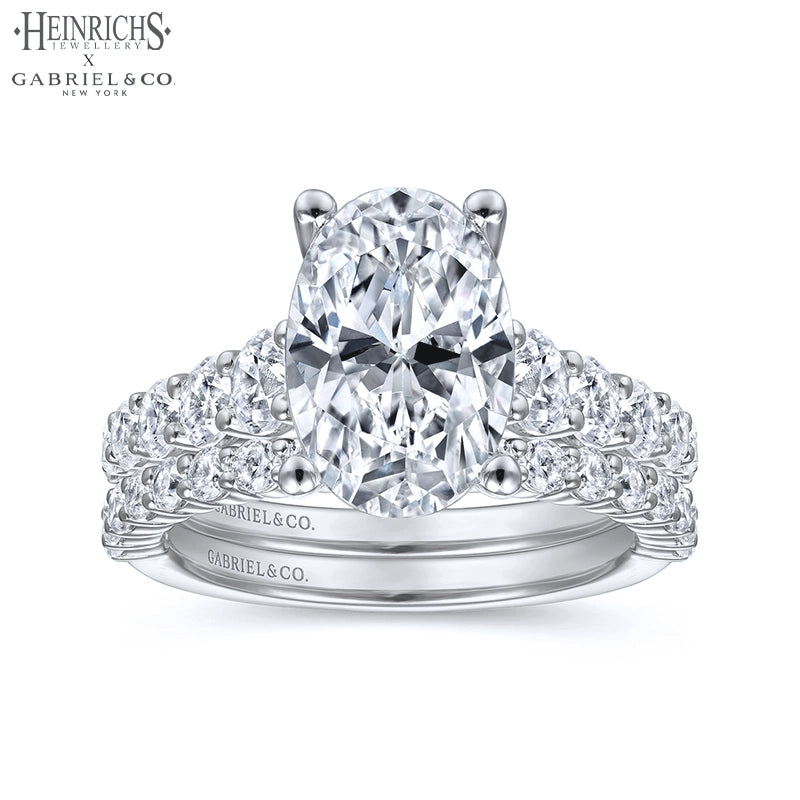 1.50ctr-4.00ctr Oval Cut Lab Grown Diamond Ring