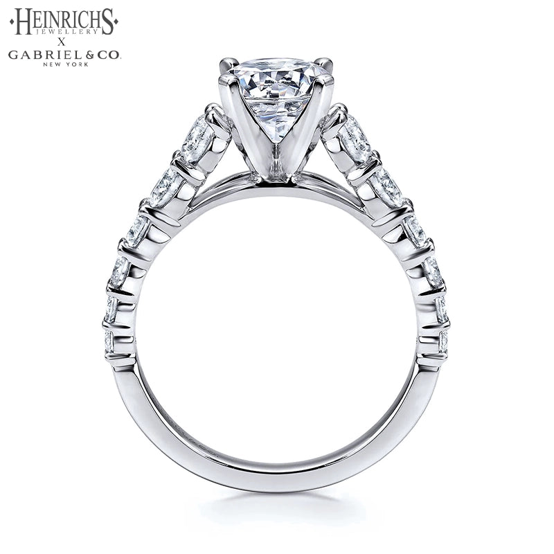 3.07ctw Round Cut Lab Grown Diamond Ring
