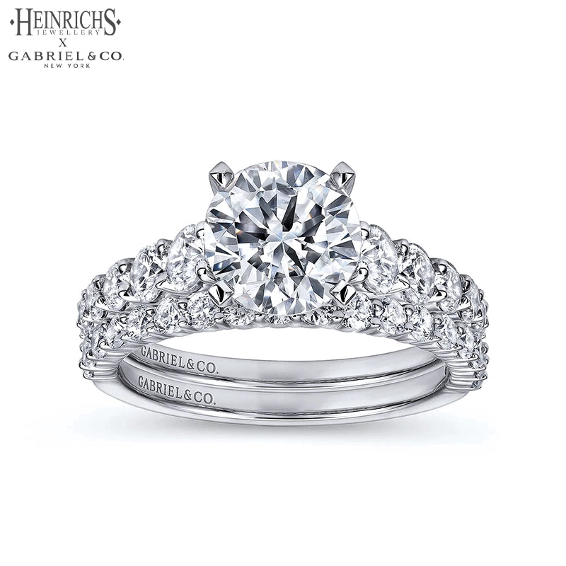 3.07ctw Round Cut Lab Grown Diamond Ring