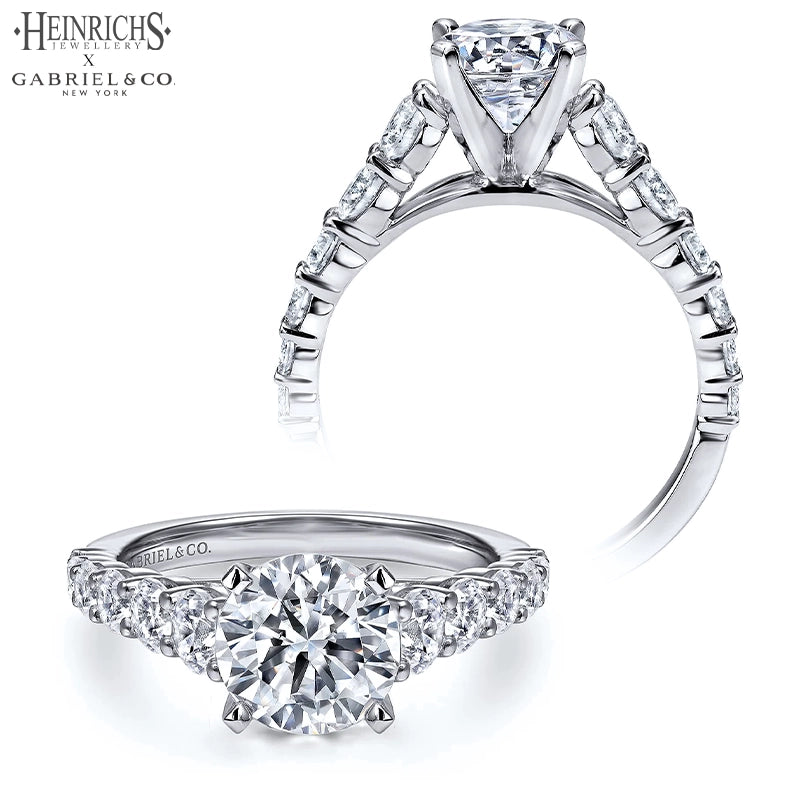 3.07ctw Round Cut Lab Grown Diamond Ring