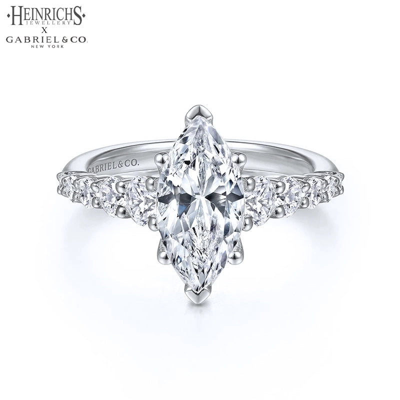 1.25ctr-2.50ctr Marquise Cut Lab Grown Diamond Ring