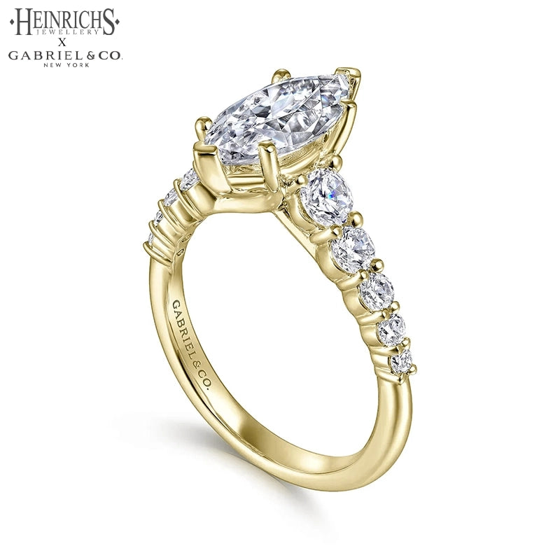 1.25ctr-2.50ctr Marquise Cut Lab Grown Diamond Ring