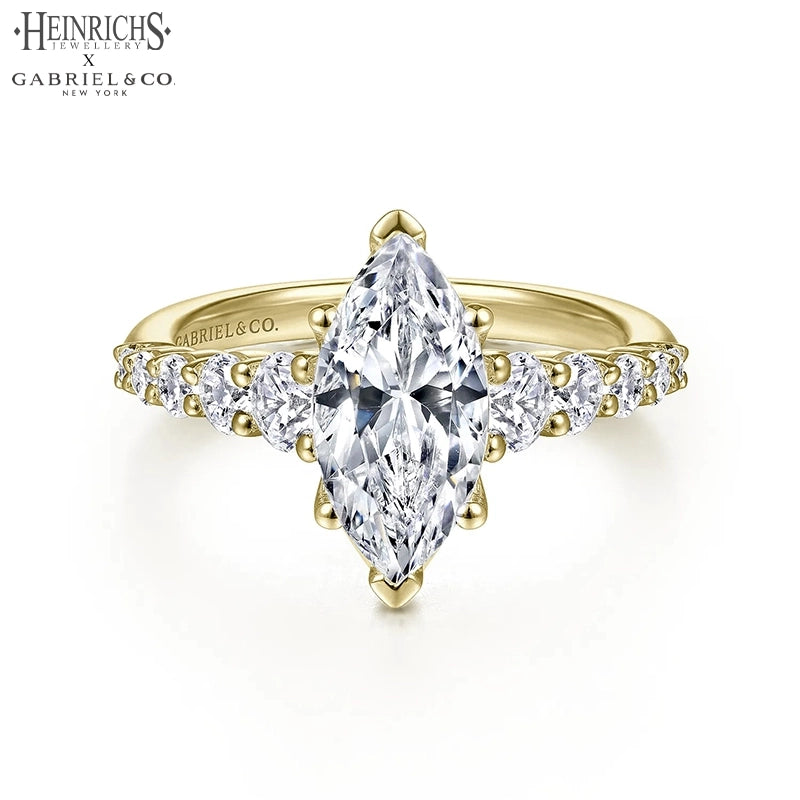 1.25ctr-2.50ctr Marquise Cut Lab Grown Diamond Ring