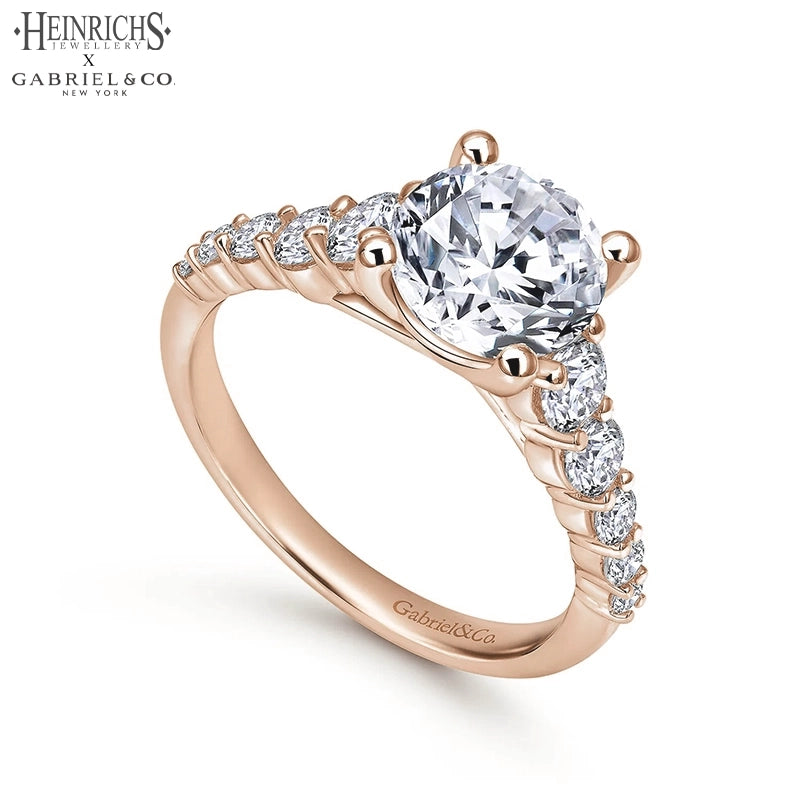 1.25ctr-2.50ctr Round Cut Lab Grown Diamond Ring Tailor Made