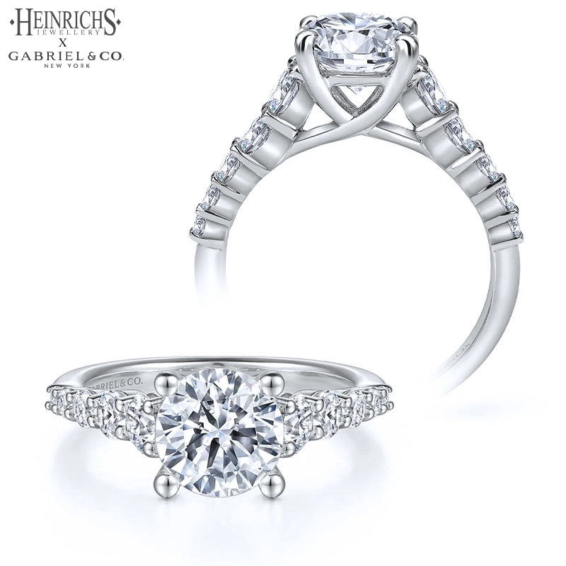 1.25ctr-2.50ctr Round Cut Lab Grown Diamond Ring Tailor Made